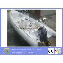 6,8 m Ce Fiberglas Rib Sportboot, Fischerboot